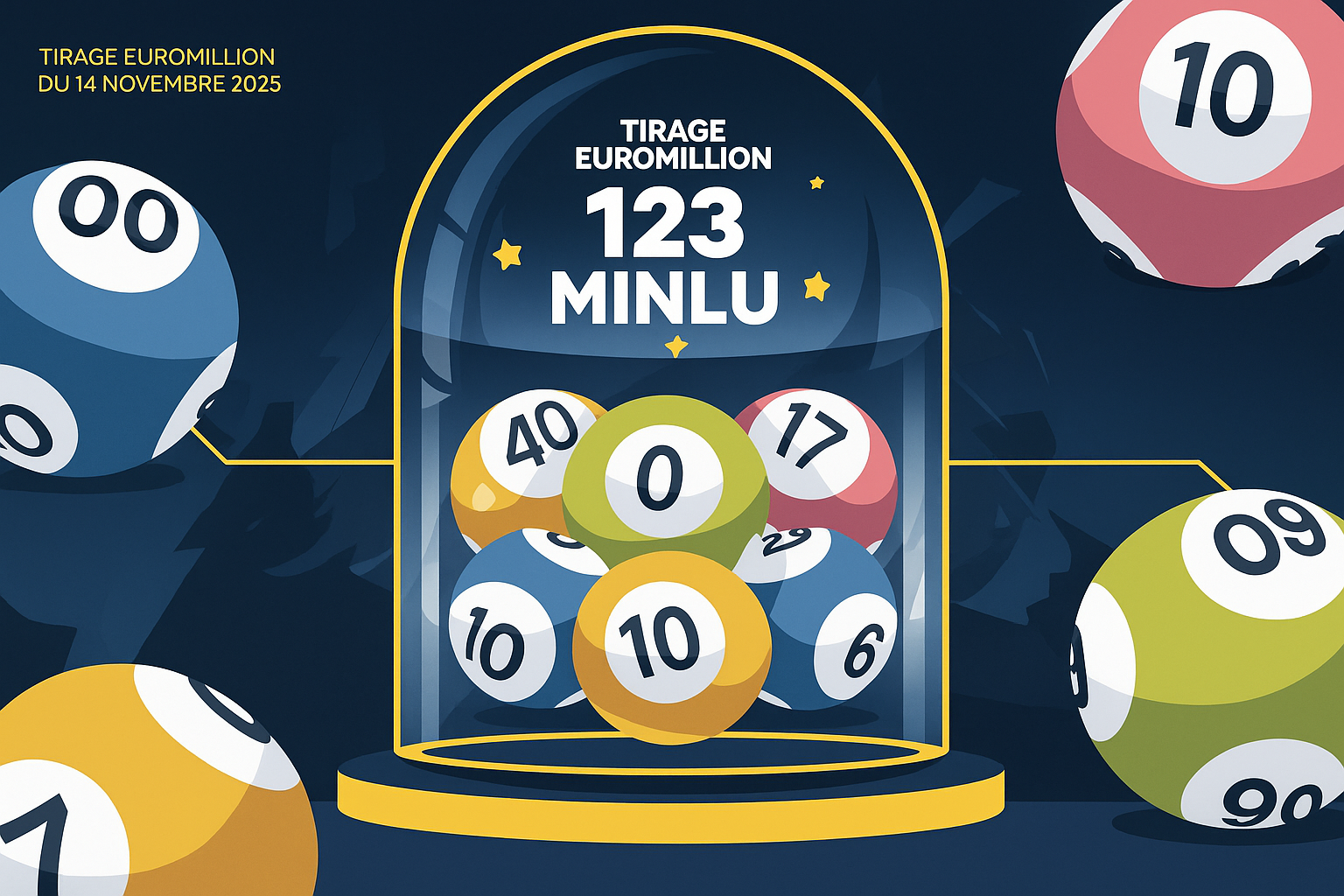 Tirage Euromillion, 14 novembre 2025.