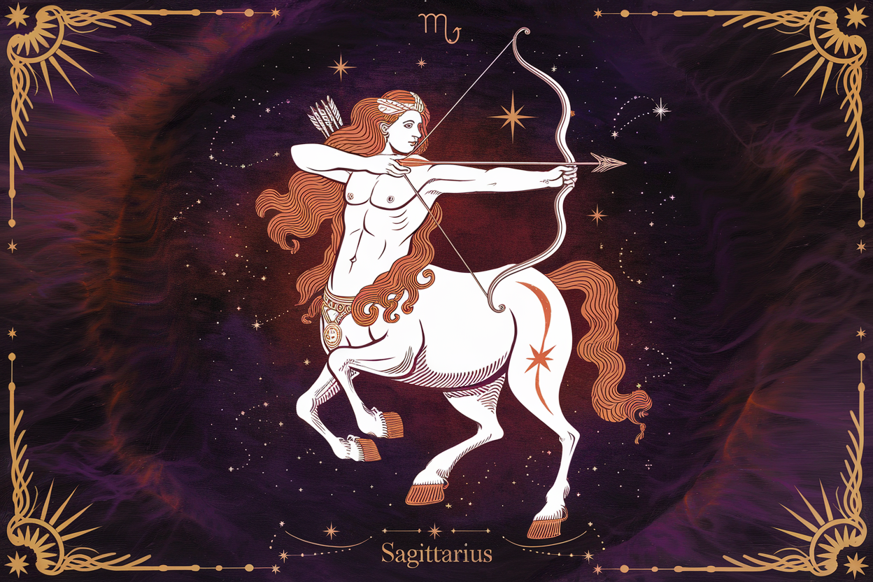 Illustration du signe astrologique Sagittaire